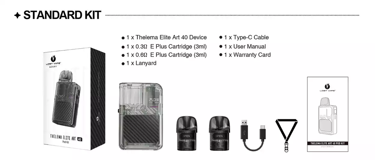 kit Thelema Elite Art 40 carbon fiber